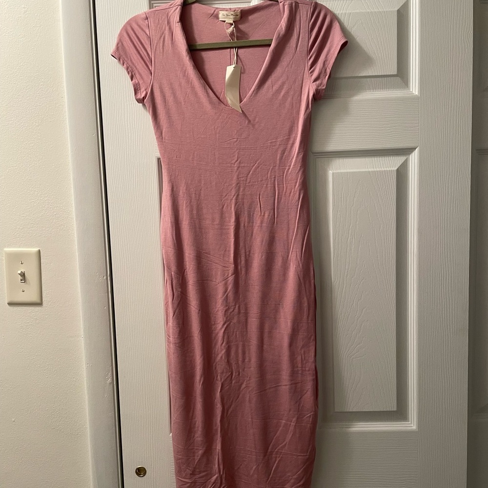 Pink Bodycon Dress